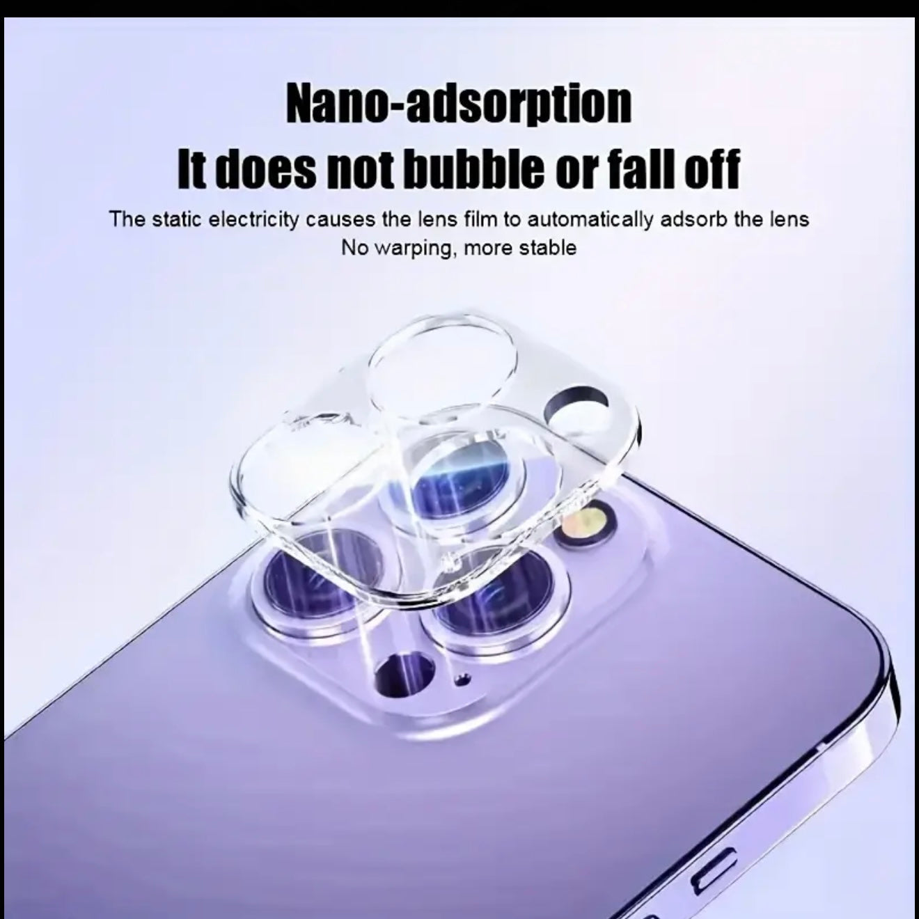 2 iPhone Glass Protectors + 2 Lens Protectors