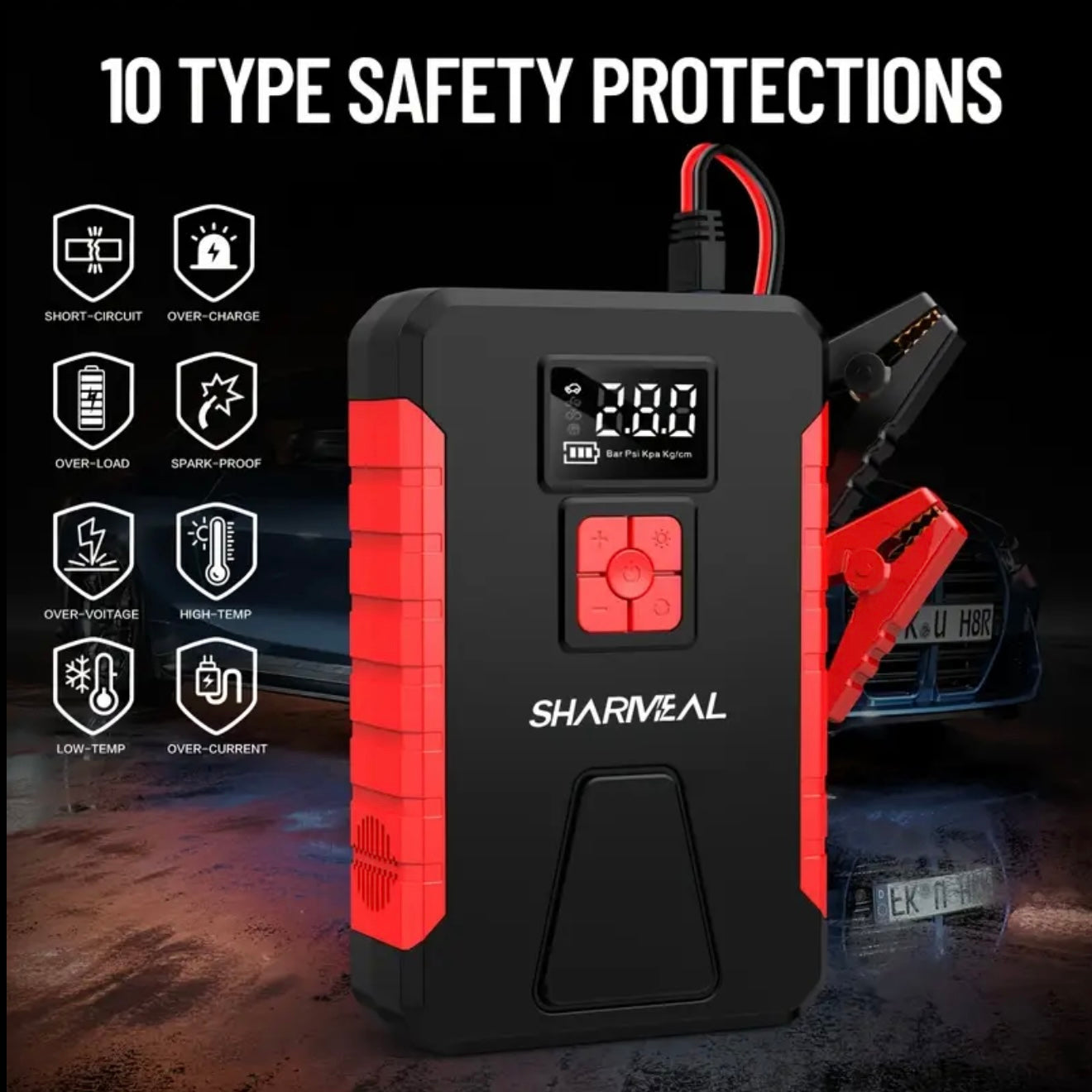 [2 in 1] Jump Starter/Tire Pump