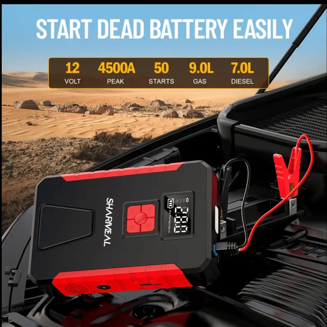 [2 in 1] Jump Starter/Tire Pump